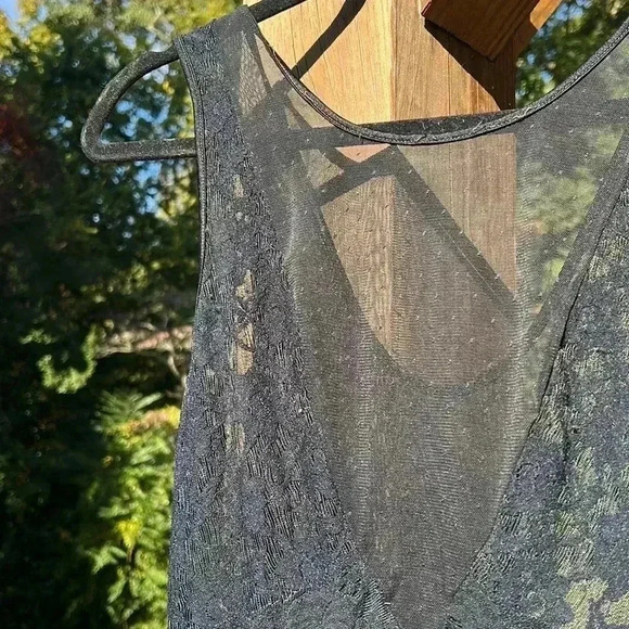 Vintage Jenelle of California night gown Floral sheer - Picture 4 of 8